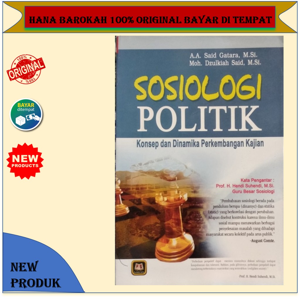 Buku Sosiologi Politik konsep dan dinamika perkembangan kajian