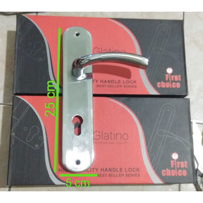 Kunci Pintu Besar Glatino GLT 212 PREMIUM / Handle Pintu Besar Glatino Premium / Kunci Pintu Besar Komplit / Handle Set Glatino GLT 212