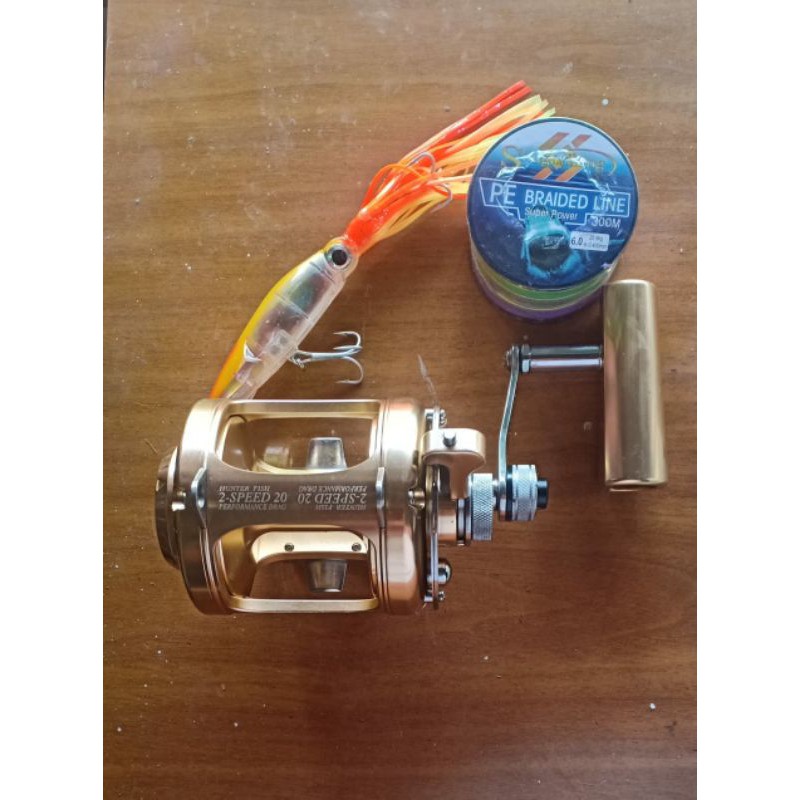 Reel Trolling Hunter Fish 2 Speed 20
