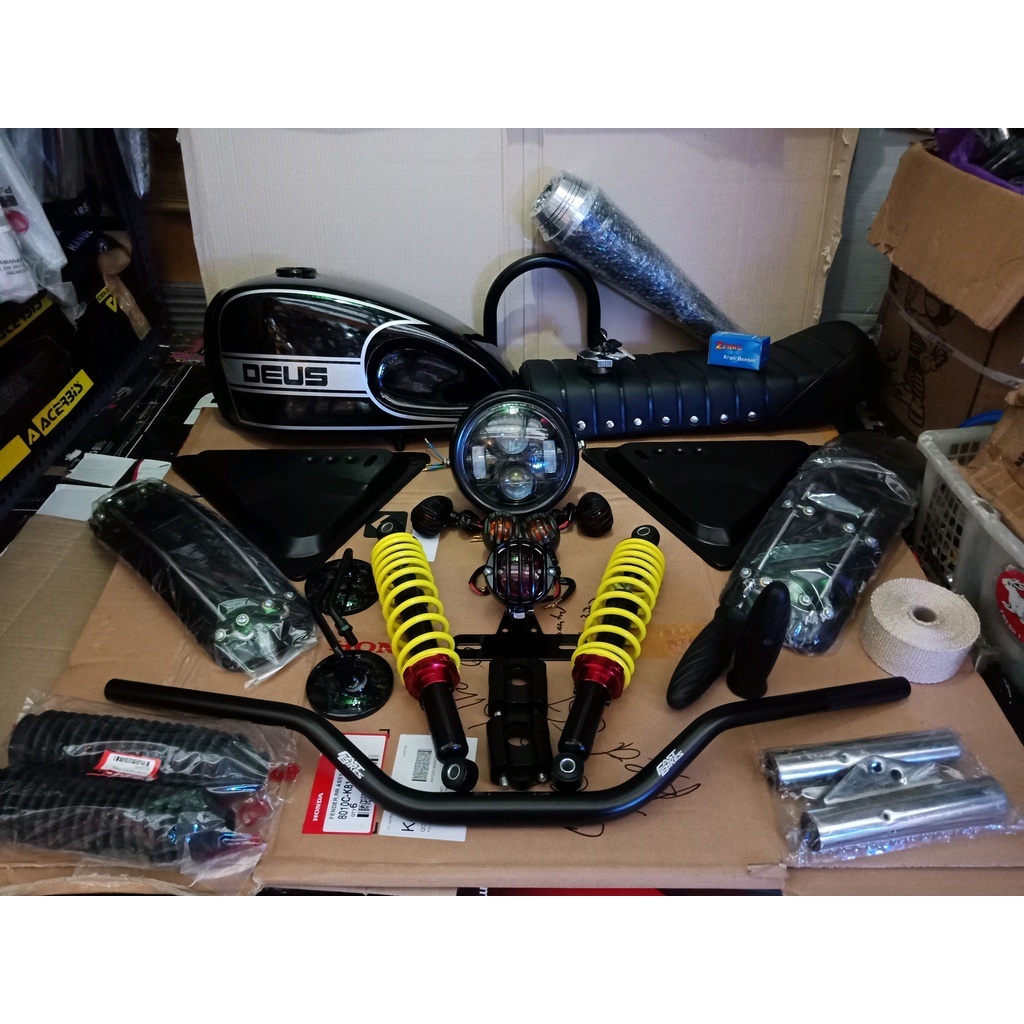 paket body japstyle termurah Komplit semotor buat Tiger Scorpio Thunder Mega pro Gl pro dll