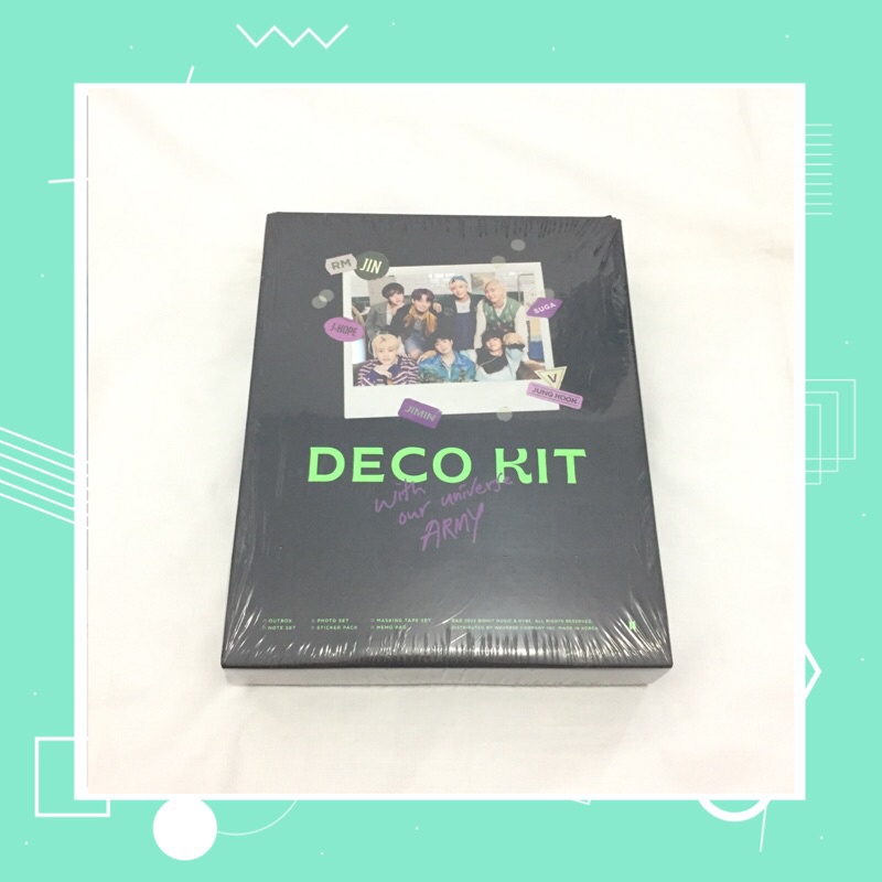 [READY STOCK] BTS DECO KIT FULLSET SEALED (OFFICIAL)
