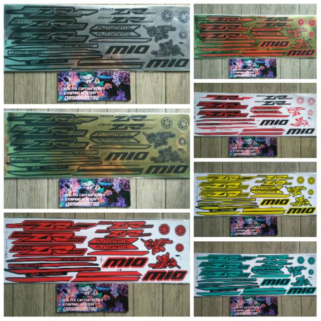 Lis Striping Sticker Variasi Mio Sporty Smile Mio Zr