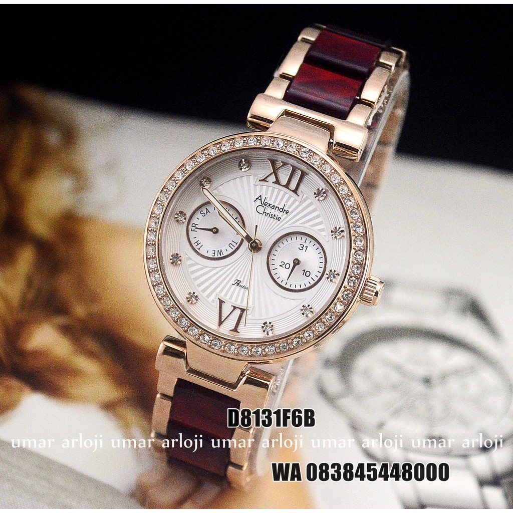 Jam Cewek / Wanita Alexandre Christie Ac 2514 Original Tangan Wanita