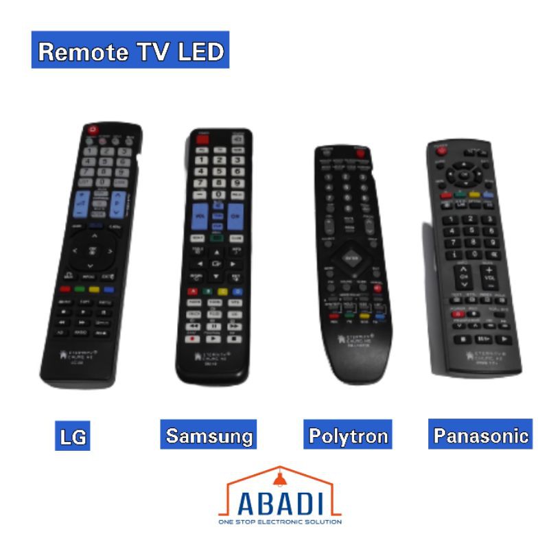 Remote TV LCD | Remote TV LED | Remote TV LG | Remote TV Polytron | Remote TV Panasonic Panjang