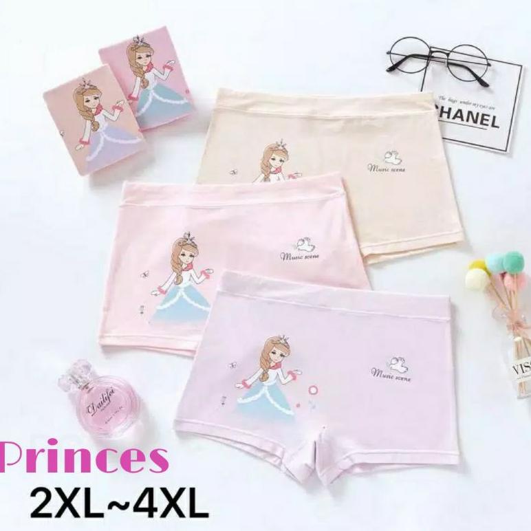[KODE PRODUK LPVRJ9547] CD celana dalam boxer anak perempuan cewek / CD boxer anak cewek size 2XL-3X