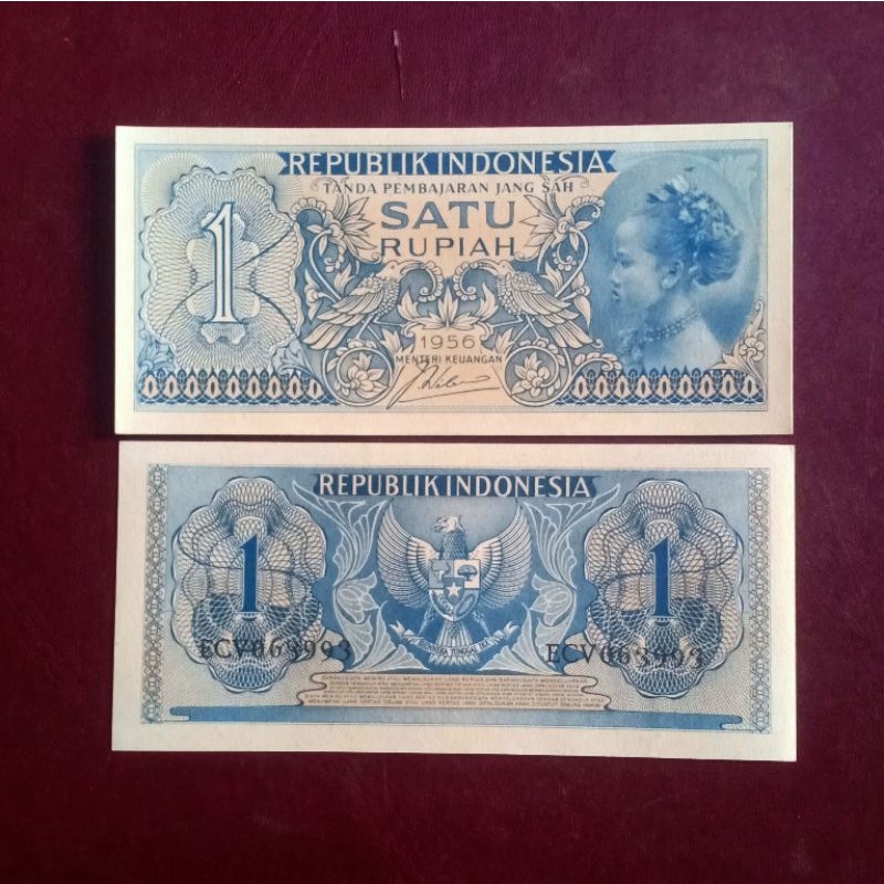 gress/baru satu rupiah suku bangsa 1954/1956