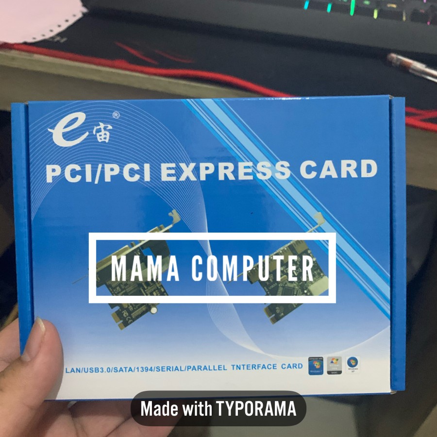 PCI Express Card to USB 3.0 Port External/ USB3.0 PCI-E Slot PC