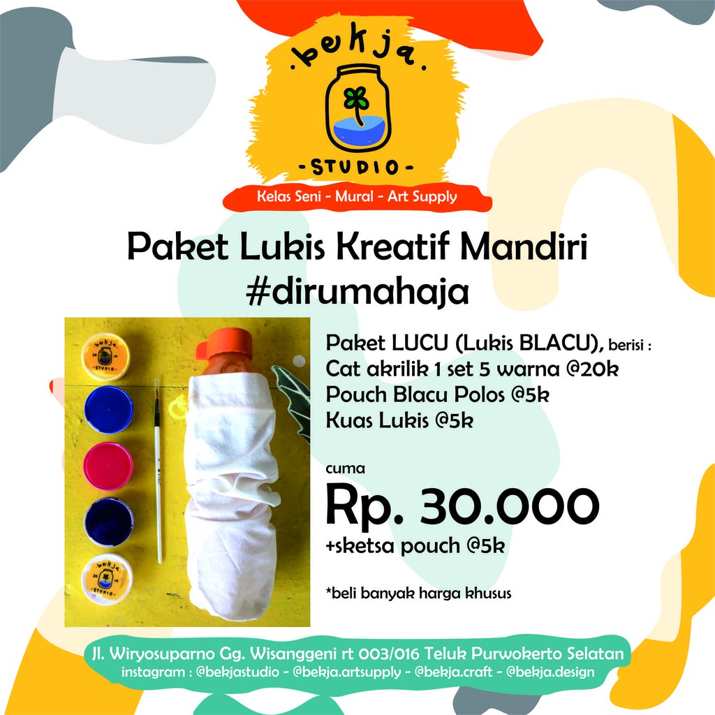 

Paket Lukis (Pouch Blacu)