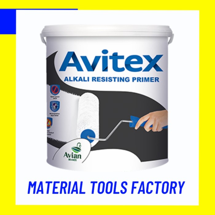Cat Avitex Alkali 5kg / Cat Dasar Avitex 5kg / Avitex Resisting Primer