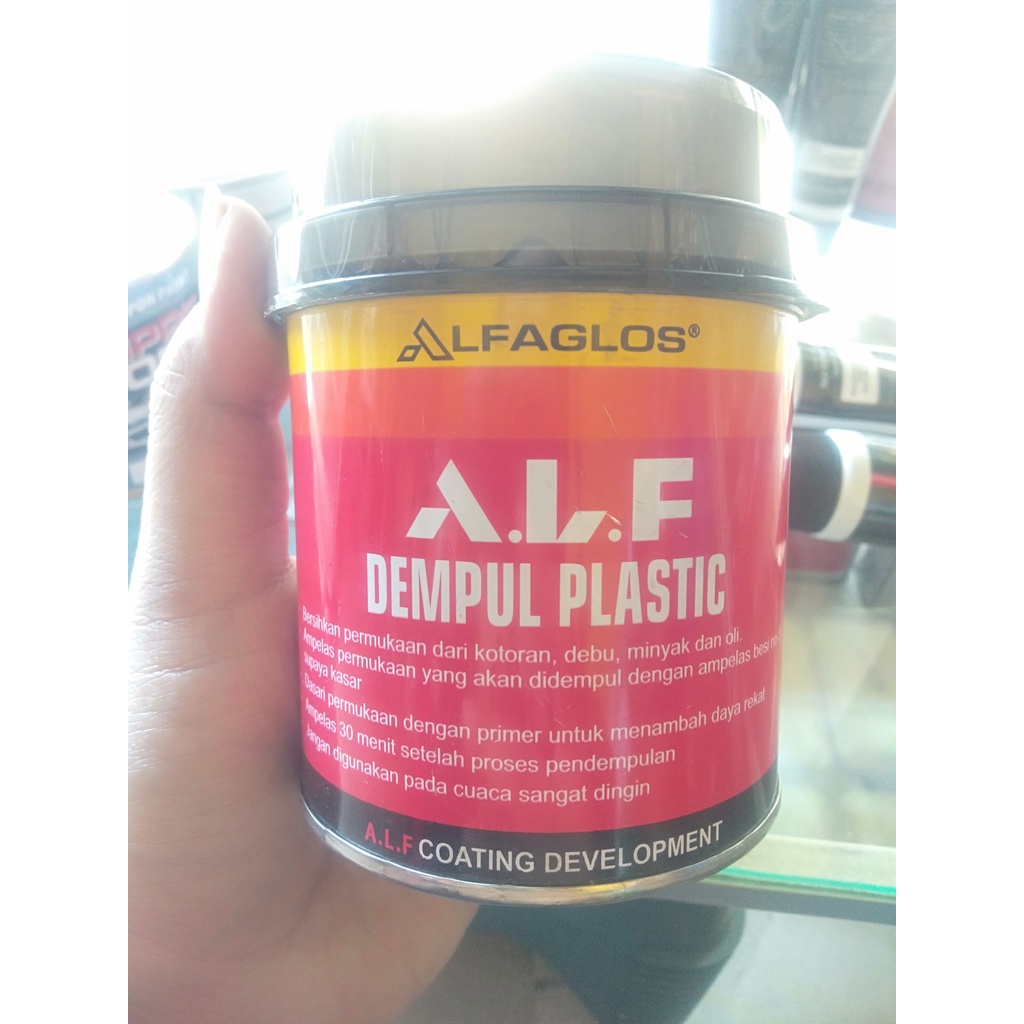 Dempul Plastik Alfagloss dempul mobil motor