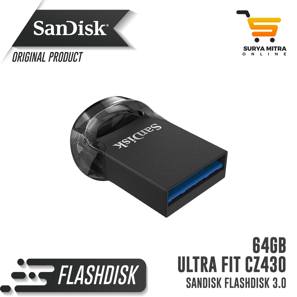 Flashdisk Sandisk Ultra Fit CZ430 64GB 3.0