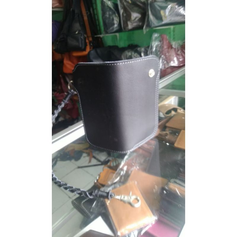 Dompet Kulit Pria, Tali Sulam