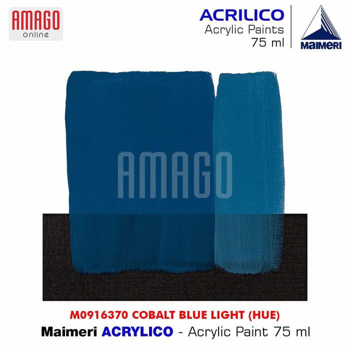MAIMERI Acrilico - Acrylic Paint - Cobalt Blue Light - 75ml - M0916370
