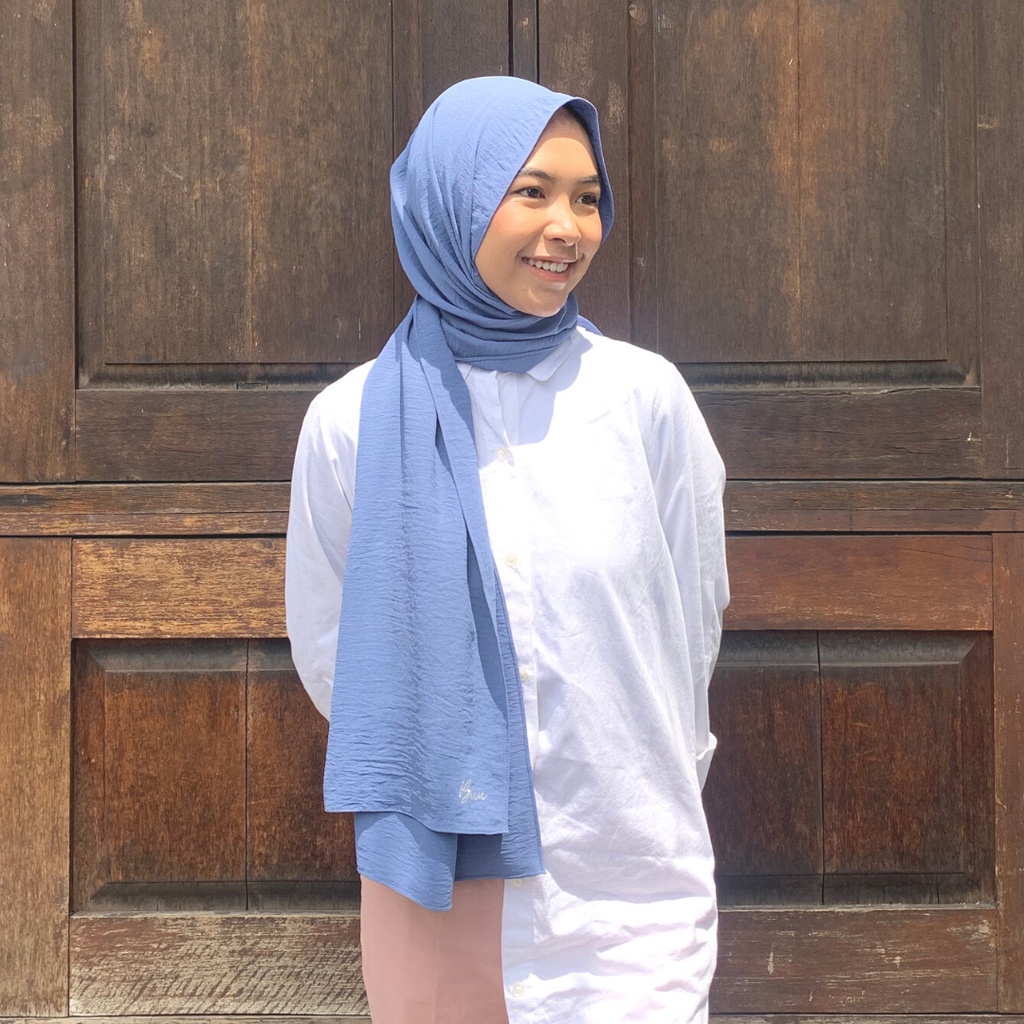 Jenna Pashmina Shawl Polos Crinckle