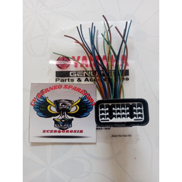 SOKET KABEL  ECU - ECM - CDI MIO M3 - MIO Z - MIO S - MIO 125 - SOUL GT 125 2 PH 24 PIN ORIGINAL
