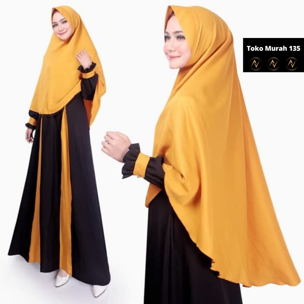 Setelan Muslim | Marwah Syari | Gamis Khimar | gamis syari | Gamis | Gamis Muslimah
