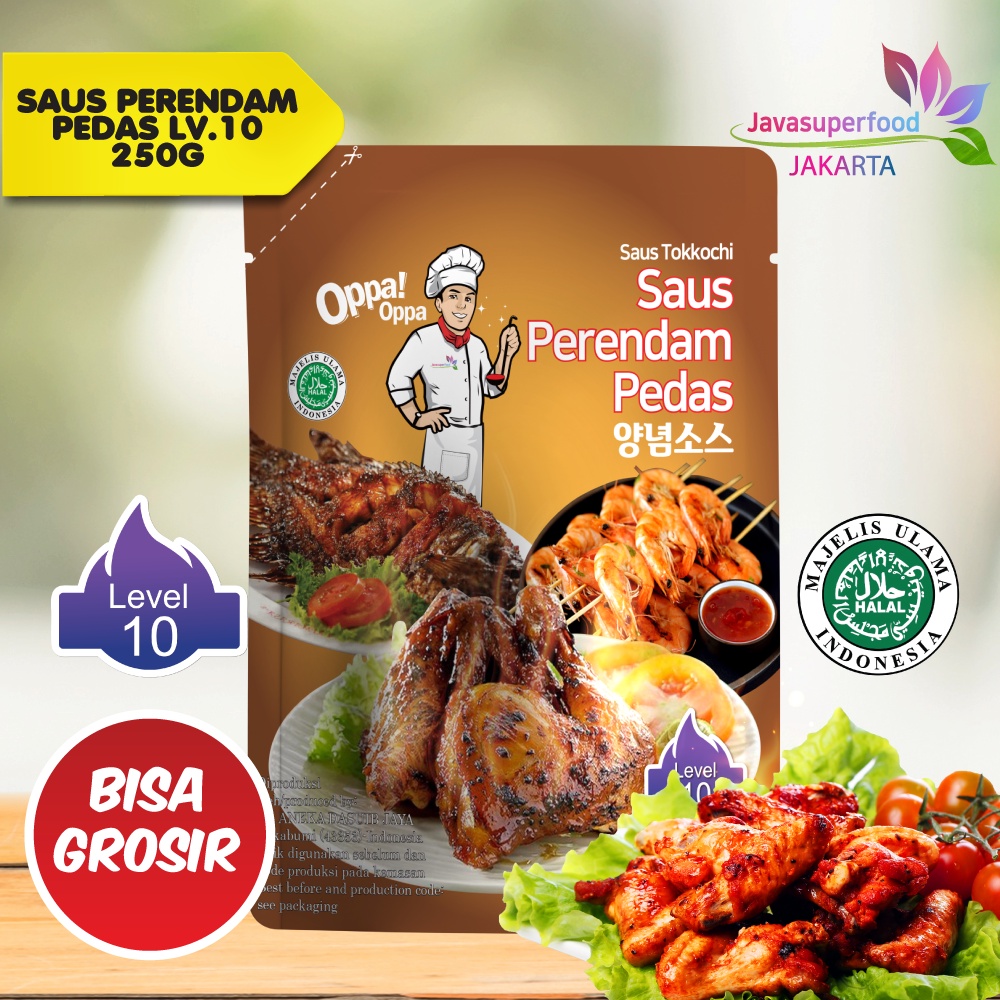 Saus Perendam Pedas Tokkochi Saus Buldak Pedas 250g Level 10 Oppa-Oppa