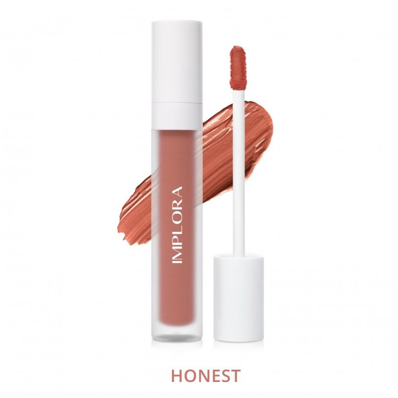 IMPLORA Lip Cream Velvet Lipstik matte glossy creamy vitamin lipstik