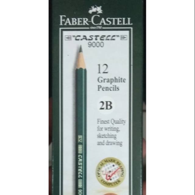 

Pensil faber Castell 2B