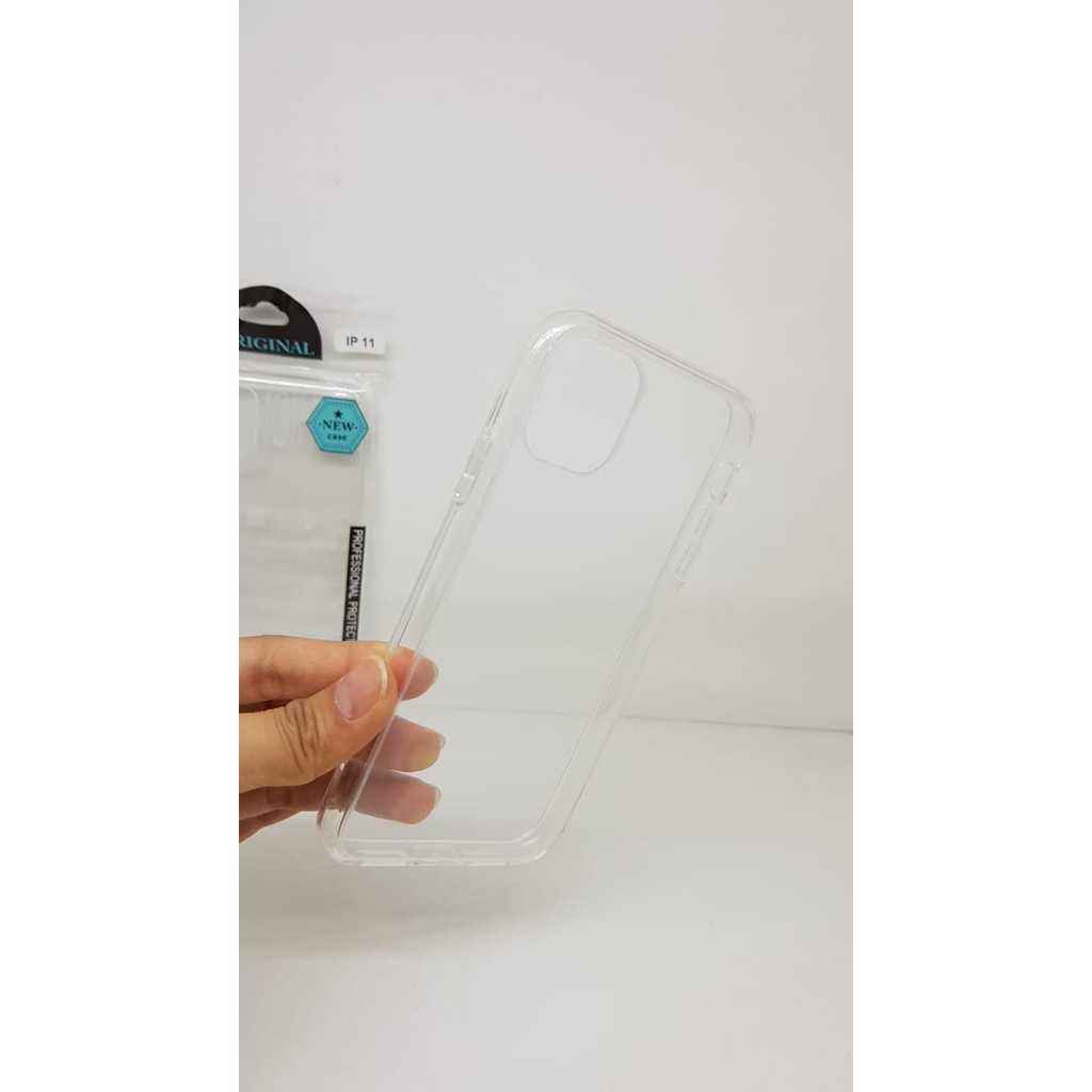 Crystal Case iPhone 11 6.1 Inch Ultra Clear List Karet iPhone 11 Anti Scratch Semi Hardcase