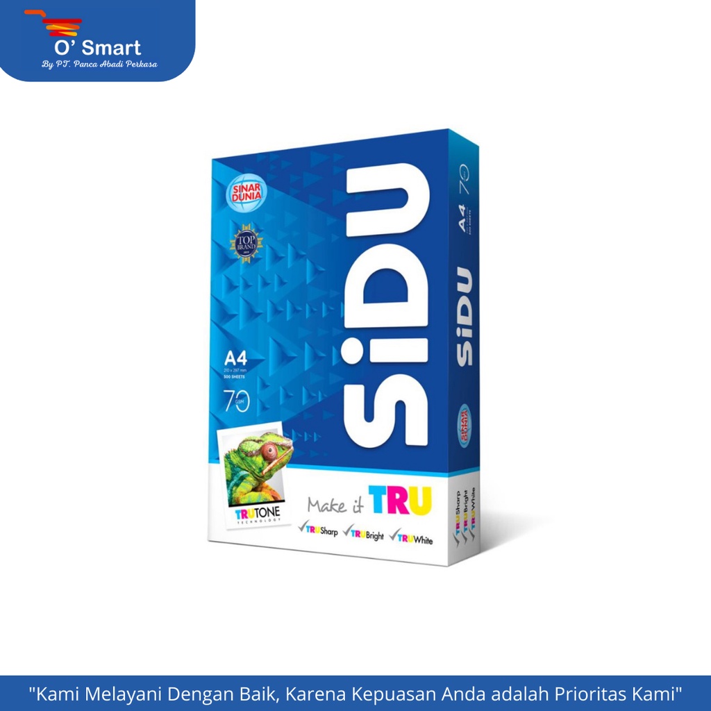 

SINAR DUNIA / SIDU Kertas A4 70 Gsm Kertas Fotocopy