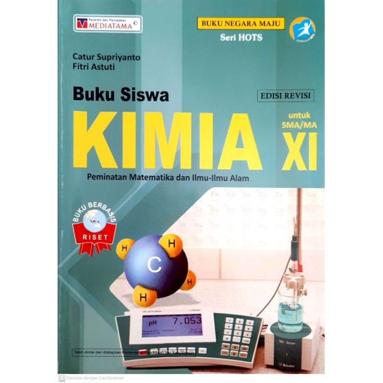 Buku Siswa Kimia Kelas 11-XI SMA Revisi Buku Negara Maju Seri HOTS (Mediatama)