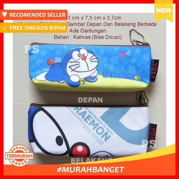 

Doraemon Pencil Case Or Kotak Pensil Kanvas Type1 - Alat Tulis - Tempat Pensil