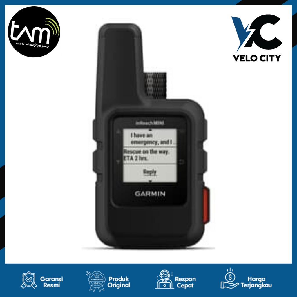 Garmin Gps inReach® Mini Black Original garansi Tam 1 Tahun