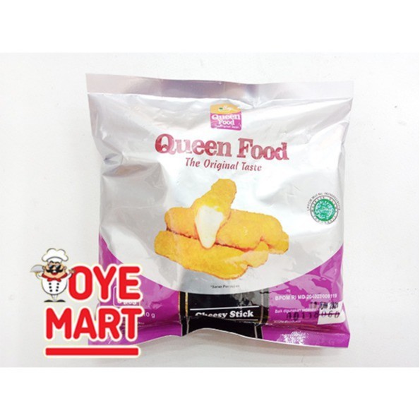 QUEEN FOOD CHEESY STICK 310GR ISI 8 / FROZEN FOOD