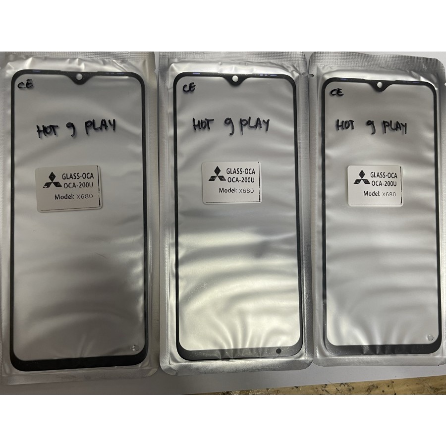 KACA LCD GLASS OCA INFINIX HOT 9 PLAY