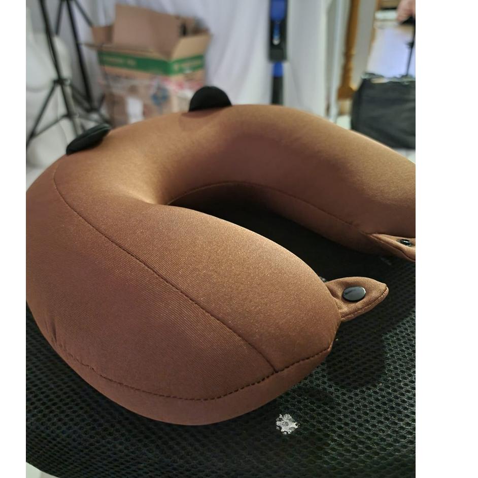 Trend -  Bantal Leher Travel Anti Pegal Lembut untuk Dewasa Multifungsi SAMONO  Samono SNP001 원