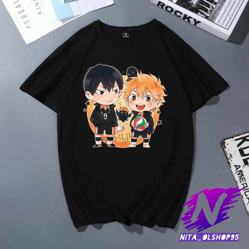 kaos haikyuu baju anak anime haikyuu