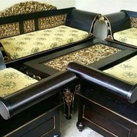 kursi tamu madura klasik fariasi black gold jati