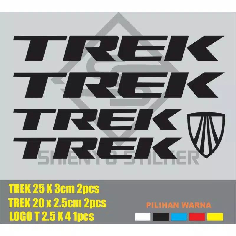 CUTTING STICKER SEPEDA TREK