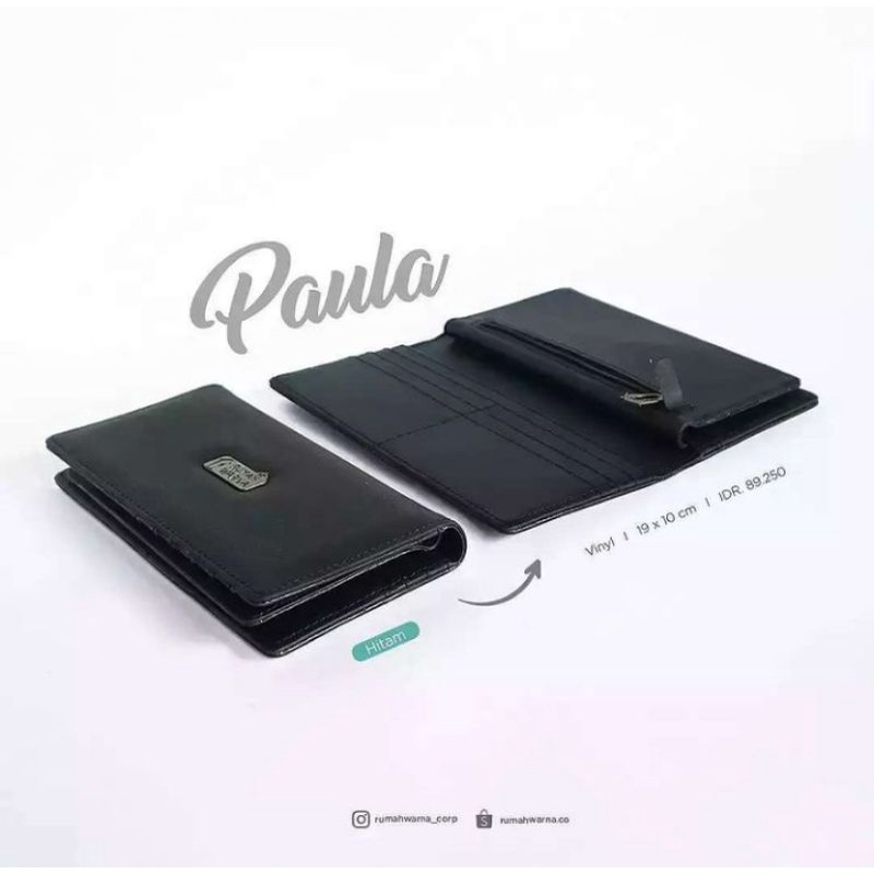 Dompet Paula Hitam Rumah Warna