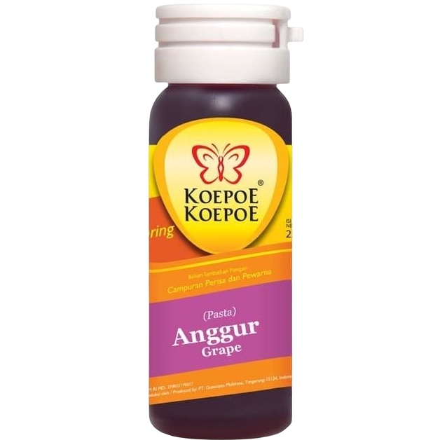 

Koepoe Pasta Anggur 25ml Campuran Perisa dan Pewarna Grape