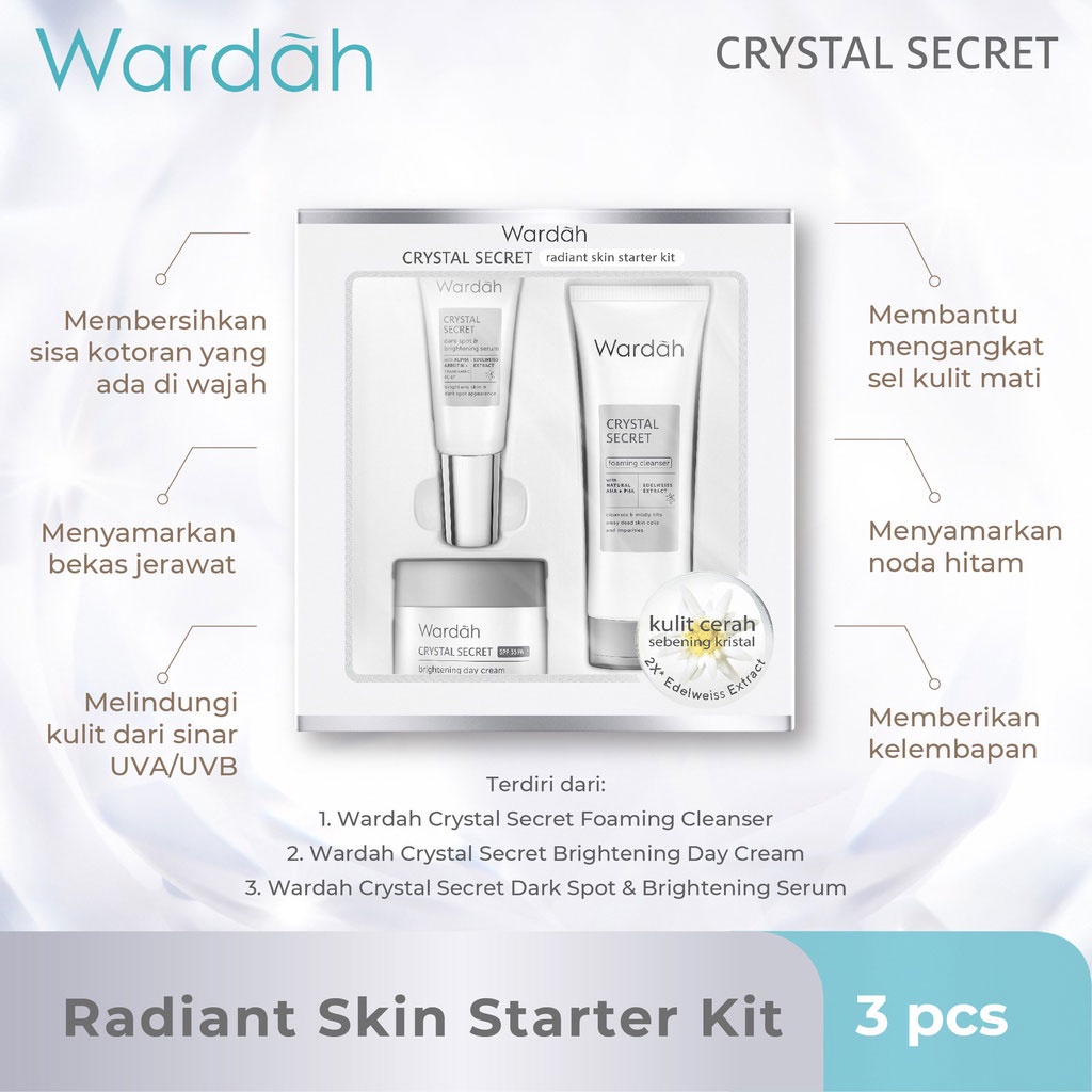 Wardah Crystal Secret Radiant Skin Starter Kit