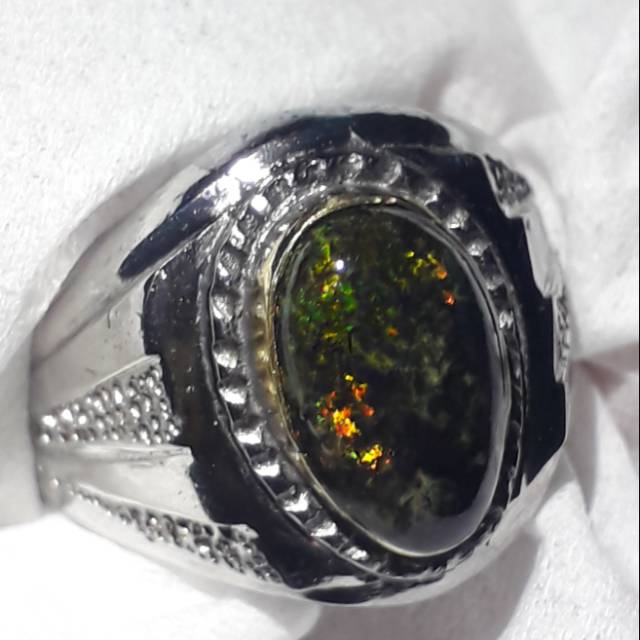 Cincin Black Opal Banten Jarong K009