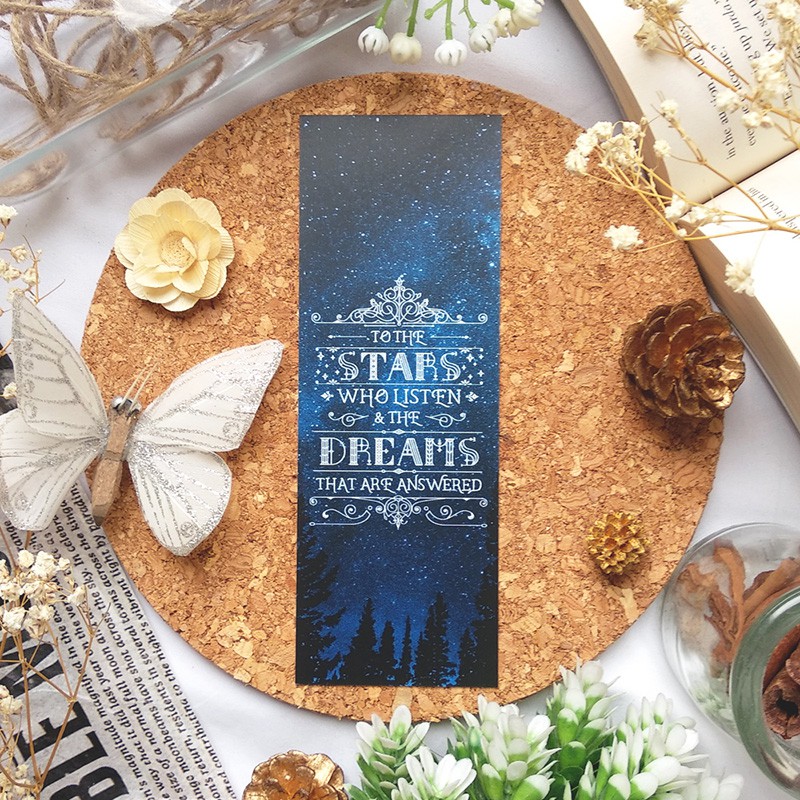 

To the stars - bookmark / postcard
