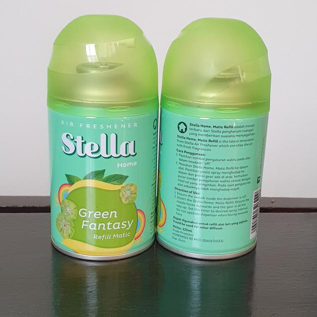 ♛ VIRAL❗ PENGHARUM KAMAR TIDUR♛ STELLA MATIC REFILL 225ML - HIJAU ,PENGHARUM MURAH PENGHARUM