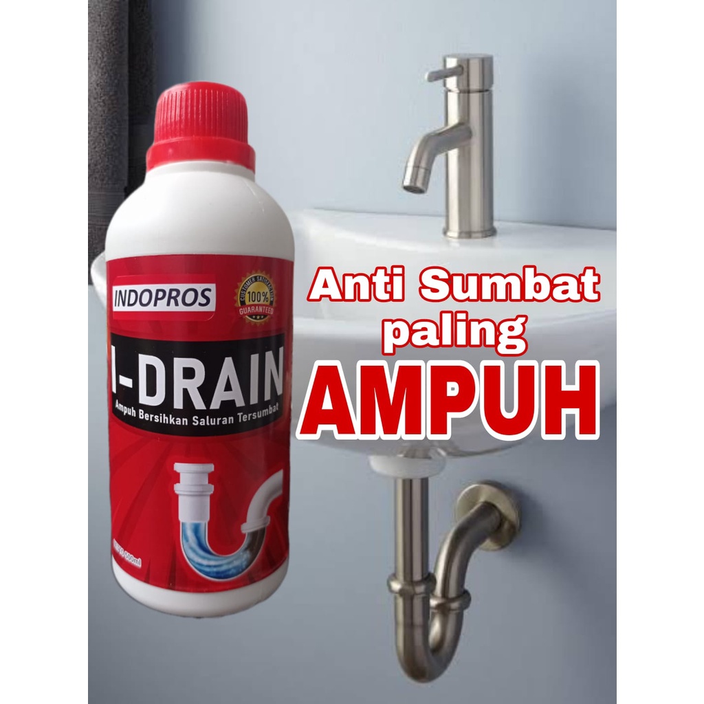 [INDOPROS] I-DRAIN - Pembersih Saluran Tersumbat - AMPUH - Merek INDOPROS - 500ML