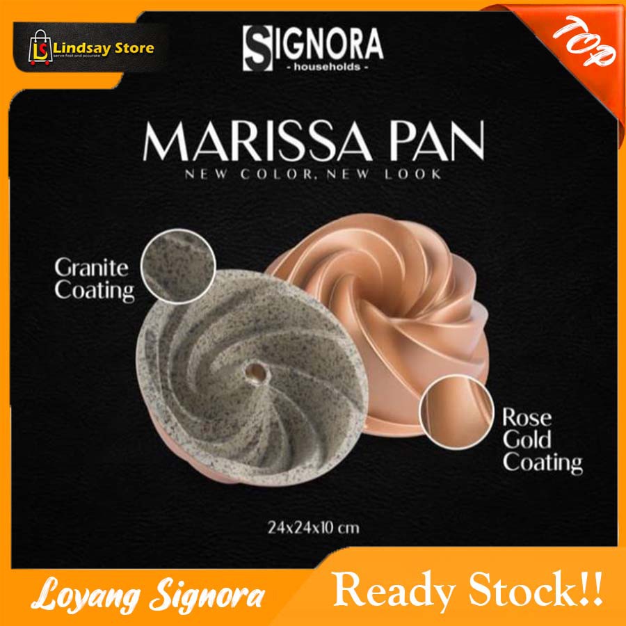 SIGNORA LOYANG KUE - MARISSA PAN ROSE GOLD Loyang Sultan Loyang Bolu Kotak / Bulat | Persegi Panjang