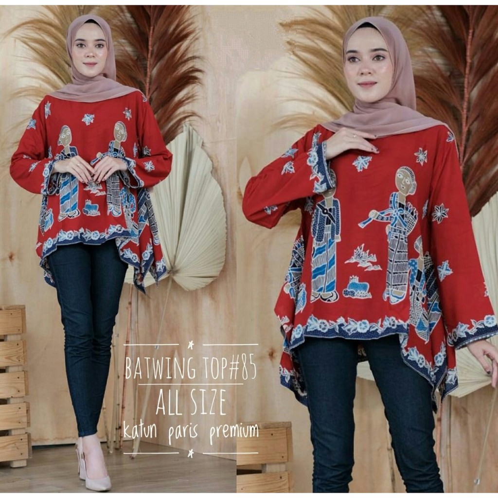 Blus Paris | Atasan Batik Paris Wanita