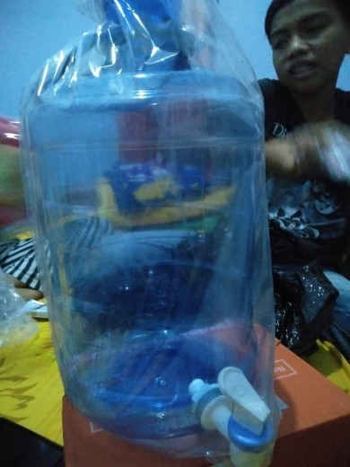 Serba Grosir Termurah Tempat Galon + Keran Air Kecil 5 Liter