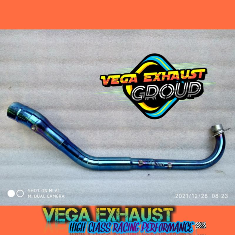 leher knalpot racing vega lama/zr/JUPITER Z/Z1header knalpot racing inlet 50 SUPRA100/125/KHARISMA/B