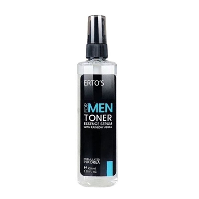 ERTOS For Men Solusi Wajah Kusam Jerawat Essence Serum Toner  Whitening Pria Man 100% ORIGINAL BPOM