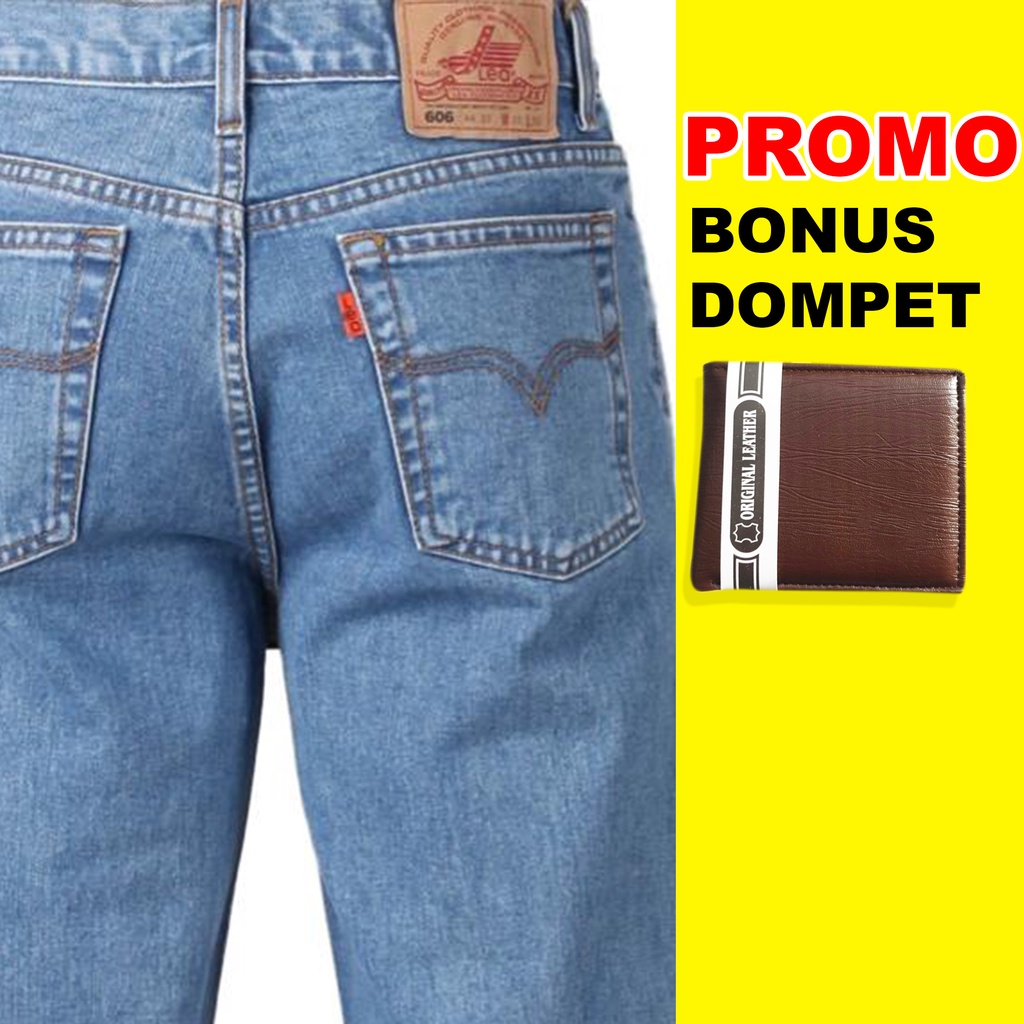 Celana Jeans Panjang Pria Standar Original // Celana Jins Pria Lea 606 // Celana Panjang Pria Standar .CARDINAL