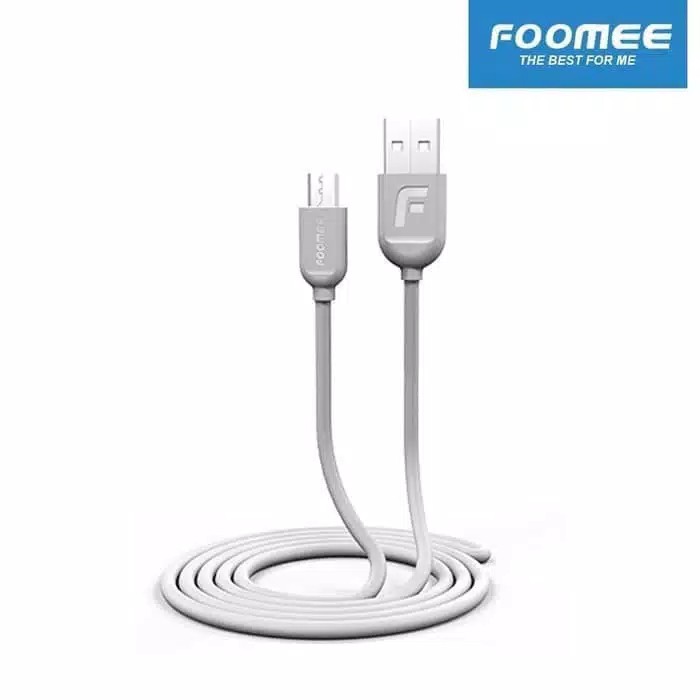 KABEL DATA &amp; CHARGER FOOMEE FAST CHARGING 2.1A / 1M