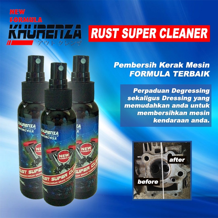 COD Pembersih kerak mesin motor mobil ampuh 100% Khurenza Clean texs