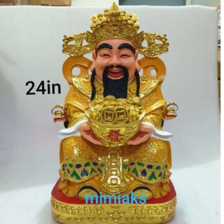 Patung Dewa Caisen/Chaisen/Chaisen Ye/ dewa Rezeki 24inch